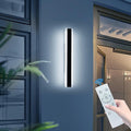 23.6inch Modern Outdoor Light Fixture, 3000K-6000K Dimmable Wall Sconce by Daoseolo