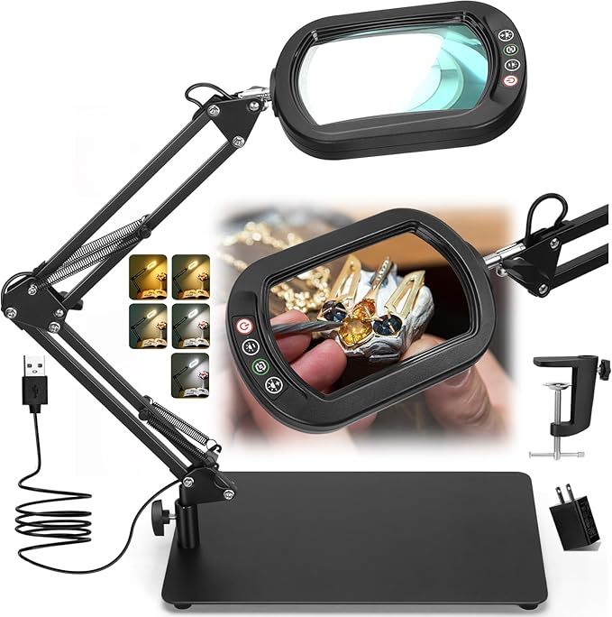 Veemagni 10X Magnifying Glass by VEEMAGNI