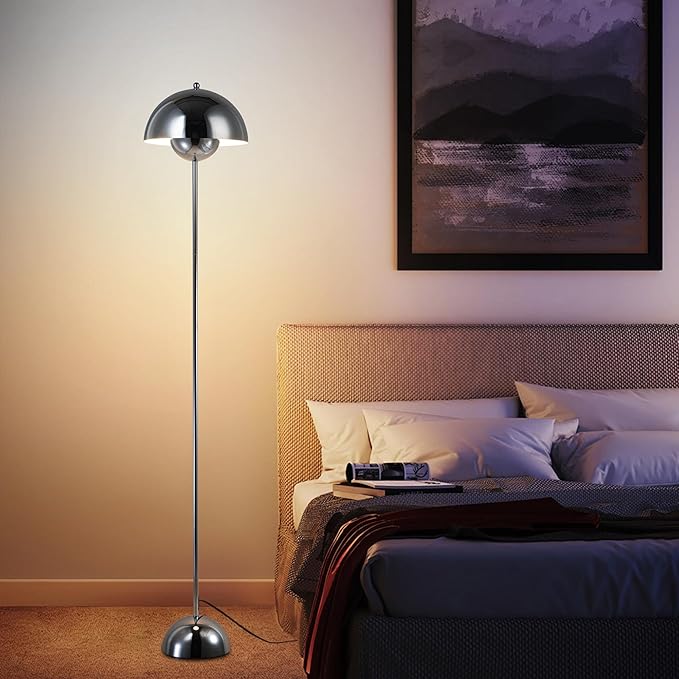 COSYLUX Modern Floor Lamp for Living Room, Industrial Tall Standing Lamp for - Image 3