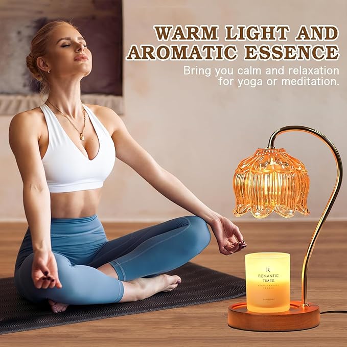 Flower Candle Warmer Lamp 2 Pack, Candle Lamp - Image 6