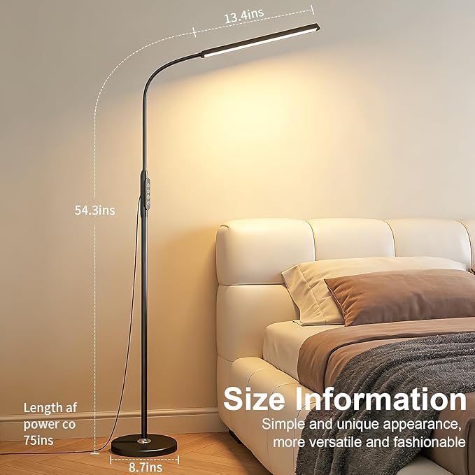 Bright LED Floor Lamps Remote Dimming - Image 5