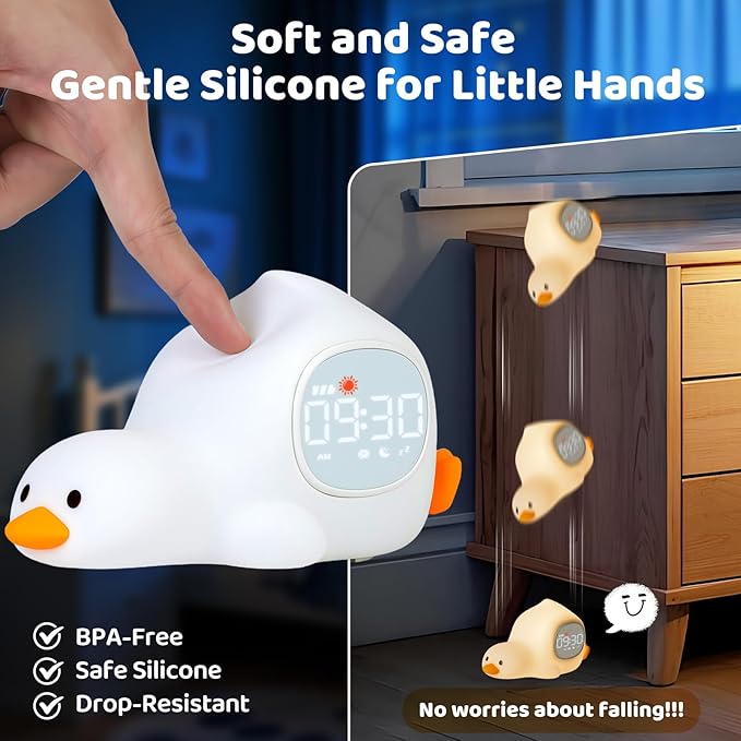 Laying Duck Alarm Clock with Night Light - Image 7
