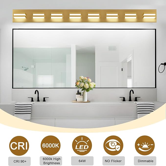 IZORRO LED Modern Bathroom Lights Fixtures, Vanity Lights - Image 4