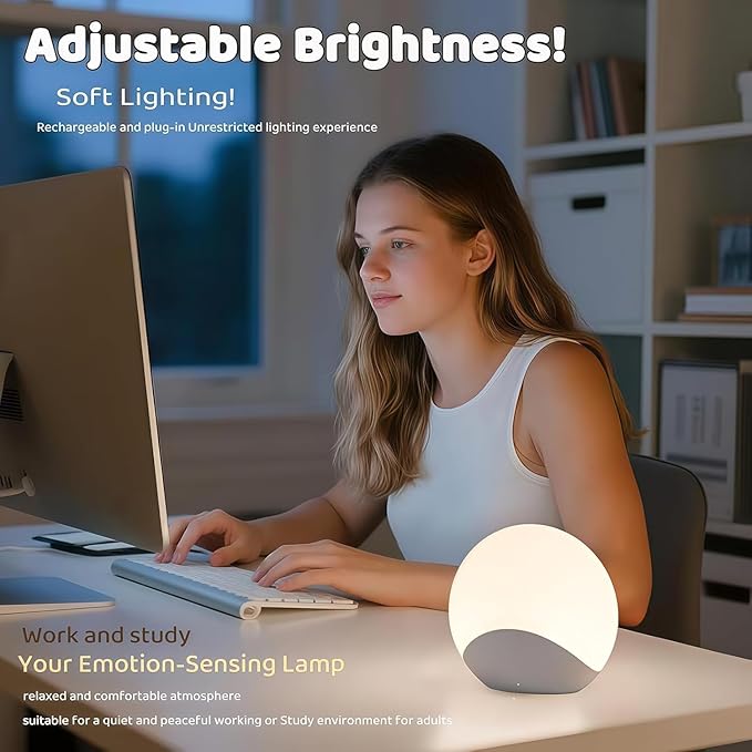 IYT Night Light for Baby, Kids Egg Light Stepless Dimming Touch Night Lamp - Image 3