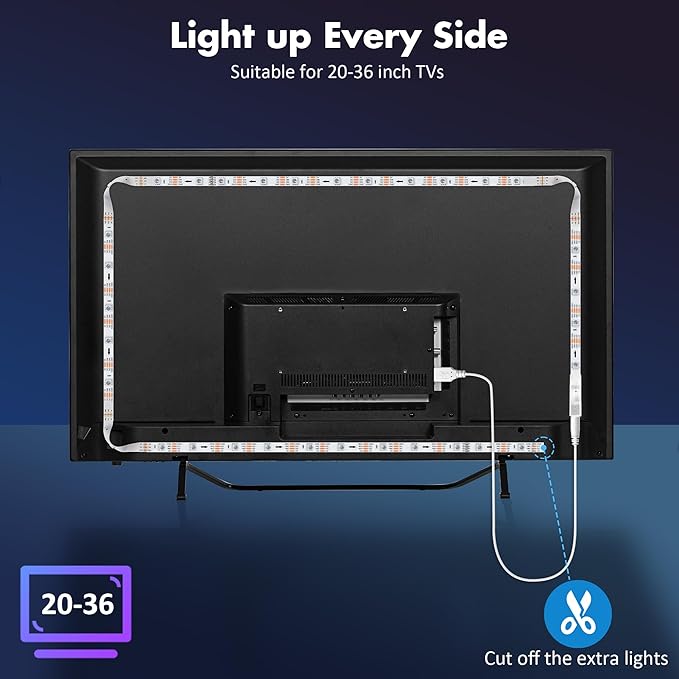 Maylit ICRGB TV LED Backlight, App Control LED Lights - Image 8
