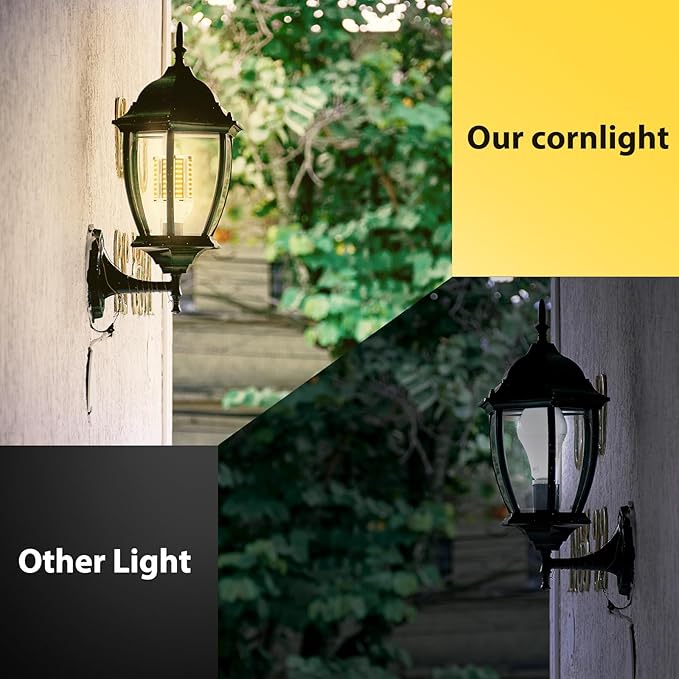65W LED Corn Light Bulb 2 pack, Warm White 3000K E26/E39 Commercial Grade - Image 5