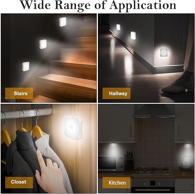 Rechargeable Motion Sensor Light Indoor Stair Lights Rechargeable Battery Night - Image 5