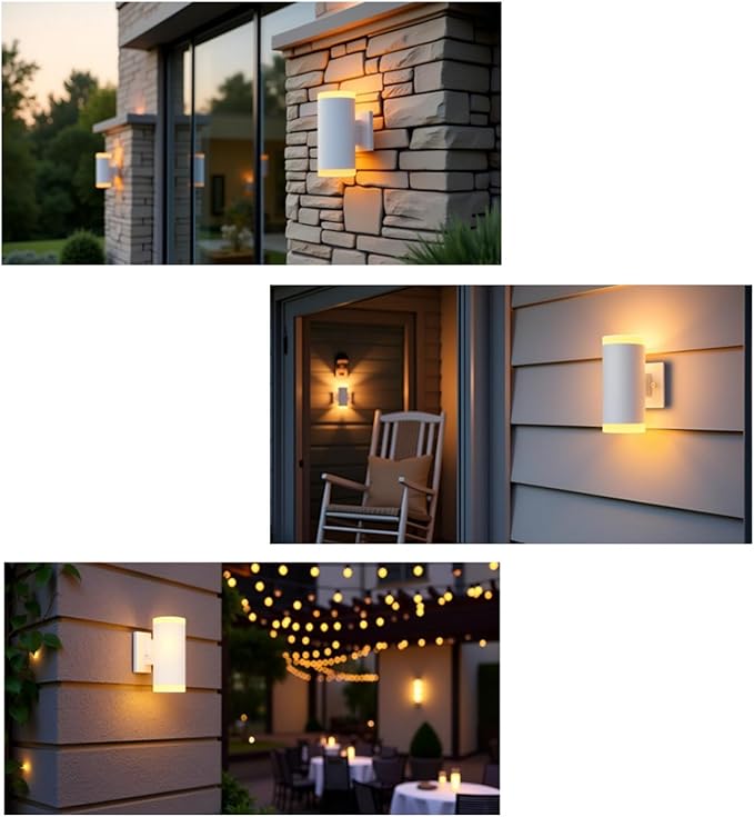 Outdoor Wall Lantern, ZUUKOLE Waterproof Exterior Wall Light, Anti-Rust - Image 2
