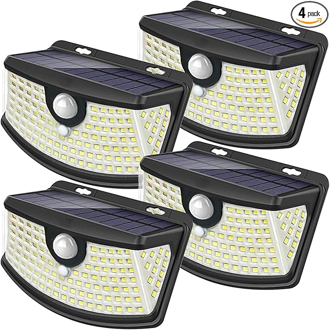 Aootek New Solar Motion Sensor Lights 120 LEDs by Lightupeveryconer