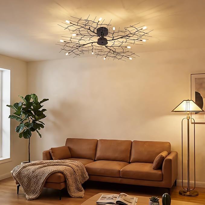 NIAOERFEN Black Modern Chandelier - Image 2