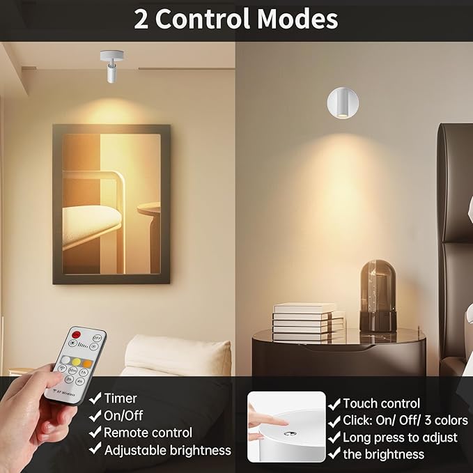 Spotlight Indoor, Wireless Battery Operated - Image 7