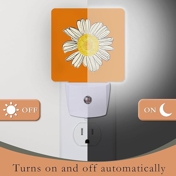 Daisy Night Lights Plug into Wall, Chamomile Night Light - Image 3