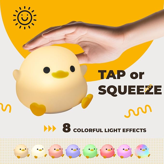 LED Squishy Animal Night Light - Image 3