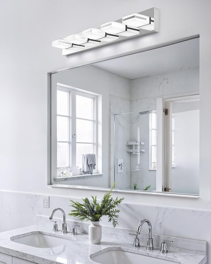 VONLUCE Bathroom Vanity Light Fixture, 5-Light Modern LED Vanity Light - Image 9