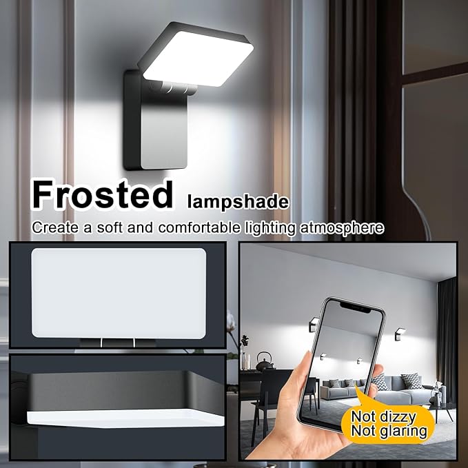 40W LED Wall Lights 3000LM Rotatable 360° Neighbor Friendly Porch Light 5000K - Image 6