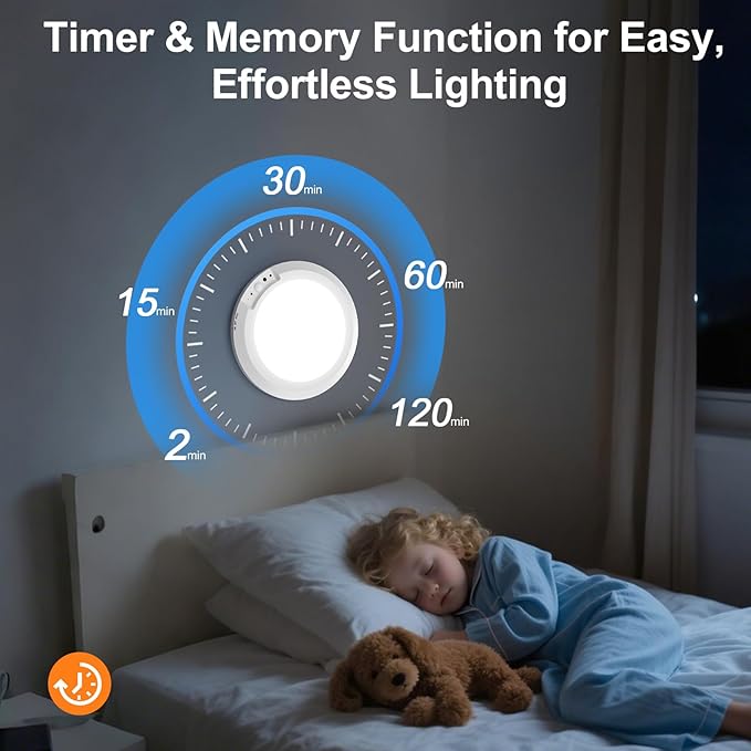 2 Pack Rechargeable Ceiling Light - Image 9