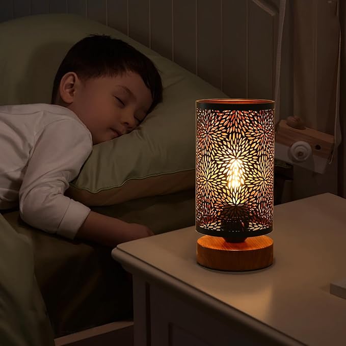 Small Industrial Table Lamps Dimmable, Bedside Lamps - Image 3