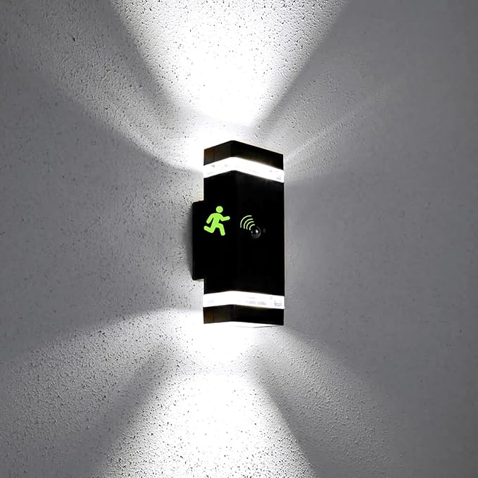 Motion Sensor Outdoor Wall Lights, Dusk to Dawn Exterior Light Fixtures by RosykiteBuyNow