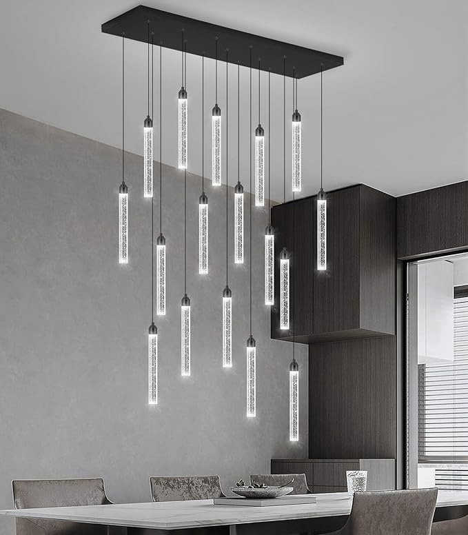 Rectangular Chandeliers 17-Lights Long Light - Image 8