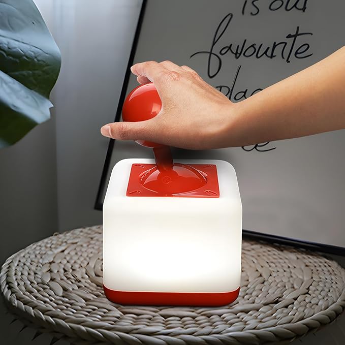Night Light Lamp Rocker Night Light, 2-Speed Timer Bedside Night Lamp - Image 8