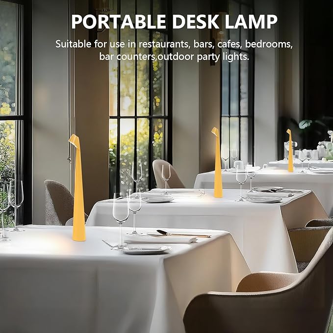 Table Lamps Cordless Rechargeable Battery Light, LED Desk Lamps Outdoor - Image 5