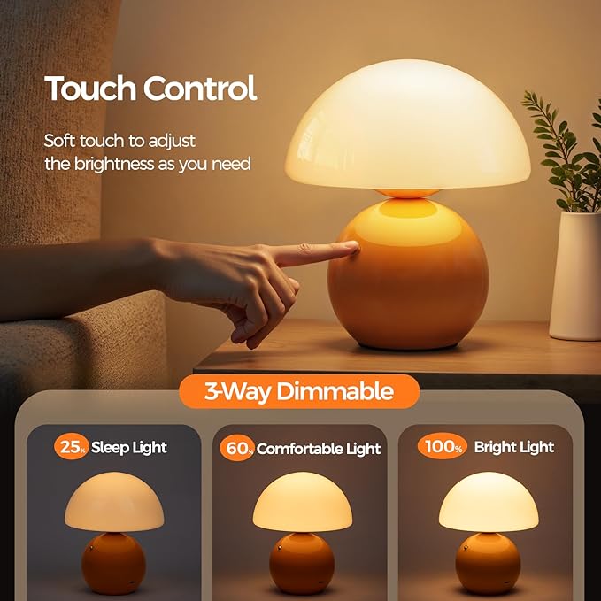 NIORSUN Mushroom Lamp Table Lamp - Image 2