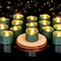 Homemory Green Tea Lights Candles Battery Operated, 200+Hour Flameless by Homemory