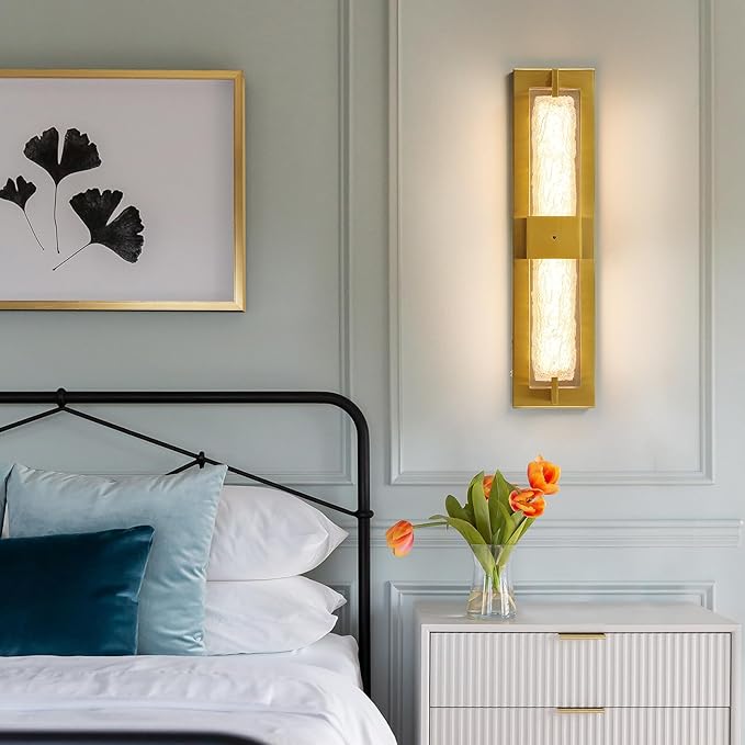 Battery Operated Resin Wall Sconce - Image 7