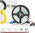 16.4FT DC12V COB LED Strip 6000K Cool White 480LEDs Flexible High Density by FCOB