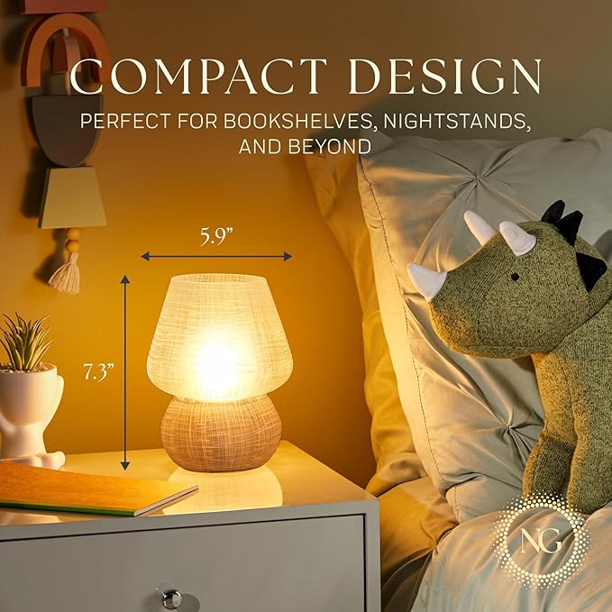 Next Glow Mushroom Lamp – Table Lamp, Modern Dimmable LED Night Light - Image 7