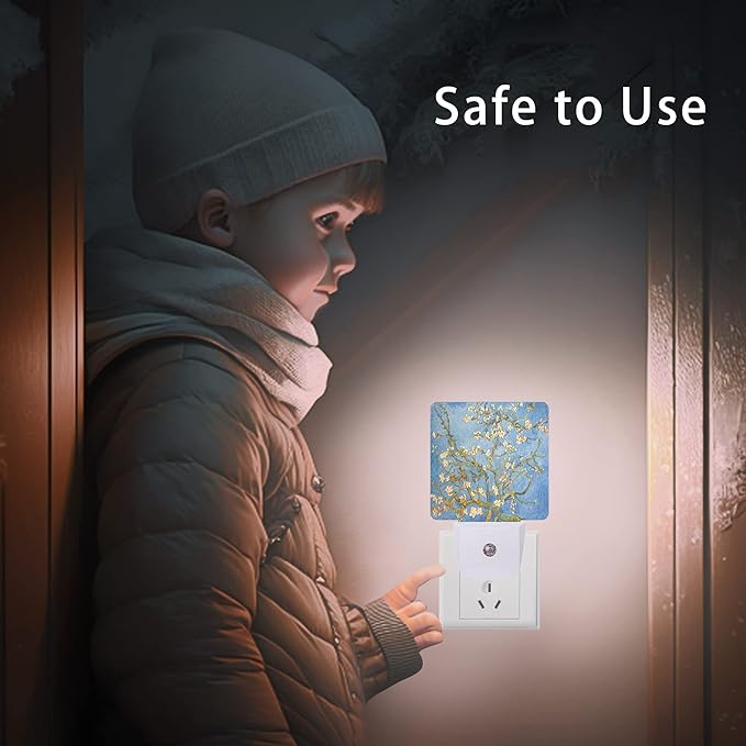 Blossoming Almond Tree Night Light, Night Lights Plug into Wall - Image 8