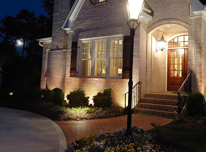 GKOLED 4-Pack Low Voltage LED Landscape Flood Light, 9-15V AC/DC Outdoor Wall - Image 6