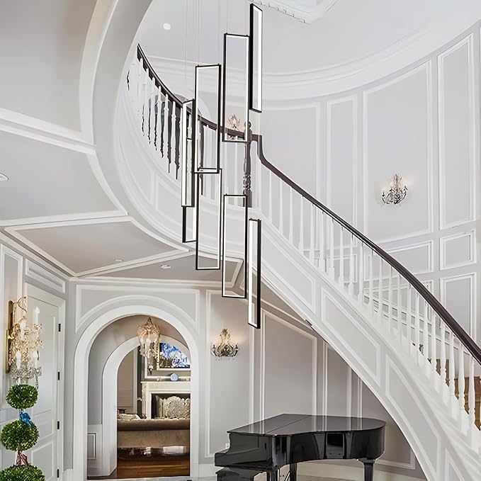 Modern Rectangle Chandelier - Image 4