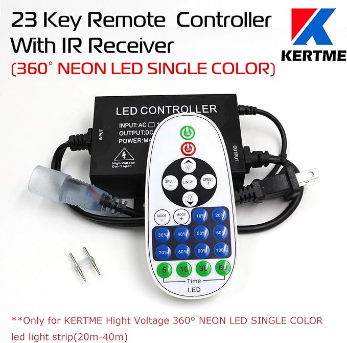 360° Neon Led Type AC 110-120V 360 Degree NEON LED Light Strip, - Image 5