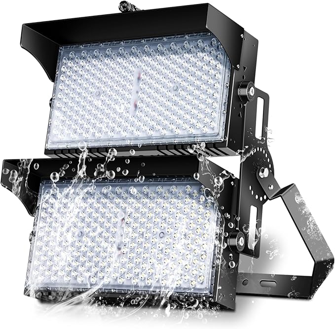 900W Led Stadium Lights, IP66 High Power Outdoor Sport Court Arena Light by TOMOURD