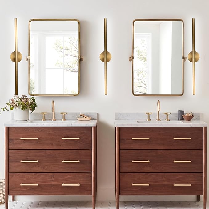 BONLICHT 30 inch LED Vanity Light Brushed Brass 5 Color Temperature Dimmable - Image 2