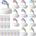 Tuanse 12 Pcs Battery Operated Spotlights Indoor LED Spot Display Lights by Tuanse