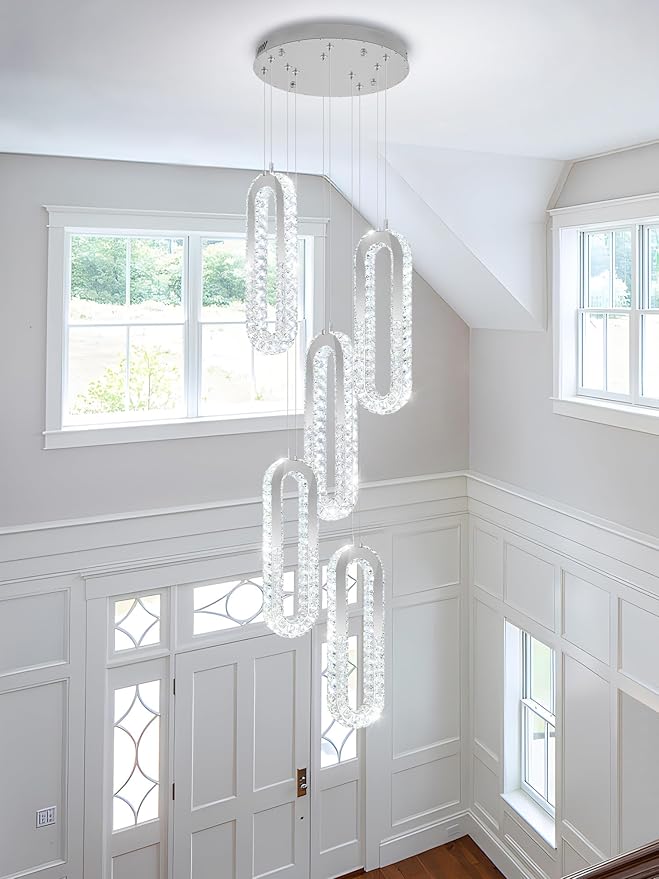 5-Lights Modern Crystal Chandelier - Image 7