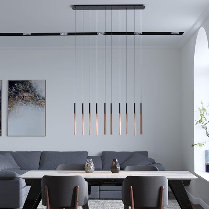 ALTAIR 10 Mini Pendant Lighting Black-Copper - Image 5