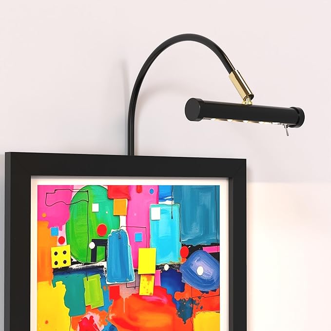 Cocoweb 6 Inch Tru-Slim Black Picture Light by Cocoweb