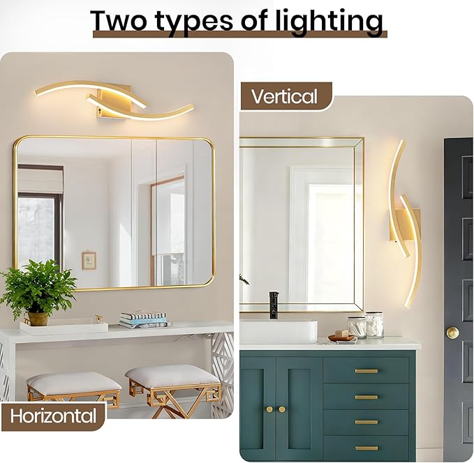 23.62 inch Vanity Light for Bathroom Lighting Fixtures Over Mirror Dimmable - Image 9