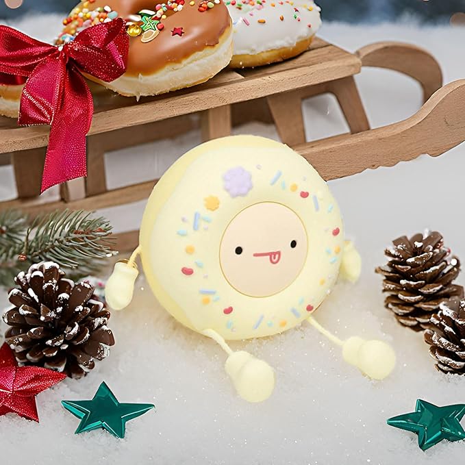 Cute Donut Night Light for Kids, Silicone Nursery Nightlight, Touch Control USB - Image 2
