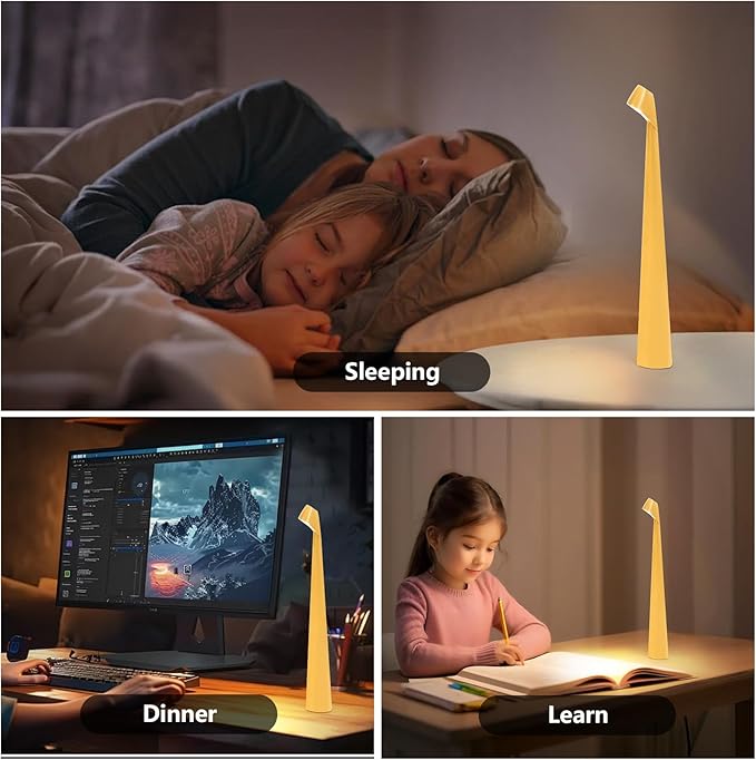 Table Lamps Cordless Rechargeable Battery Light, LED Desk Lamps Outdoor - Image 4