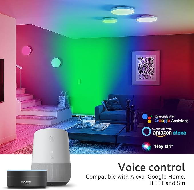 Smart Wall Washer Light Dimmable APP Control, 180W RGBCW Color Changing Linear - Image 4