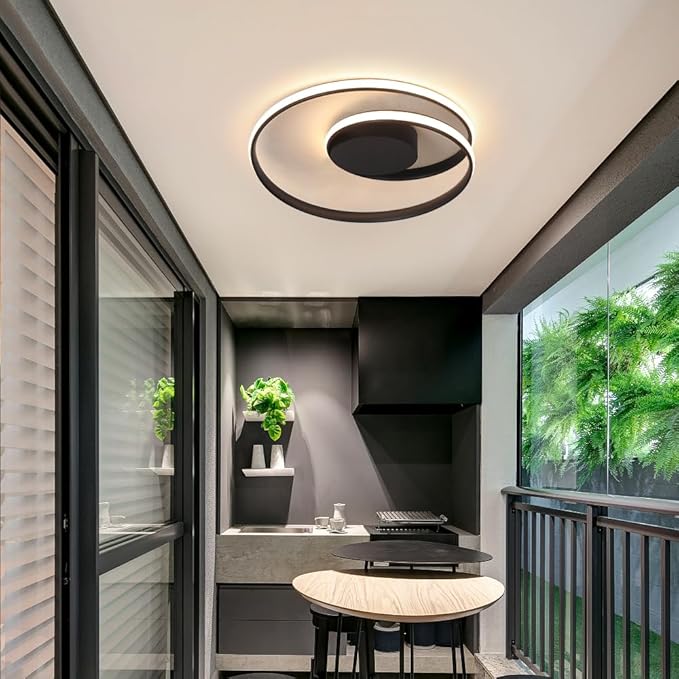 Modern LED Dimmable Flush Mount Ceiling Light - Image 5