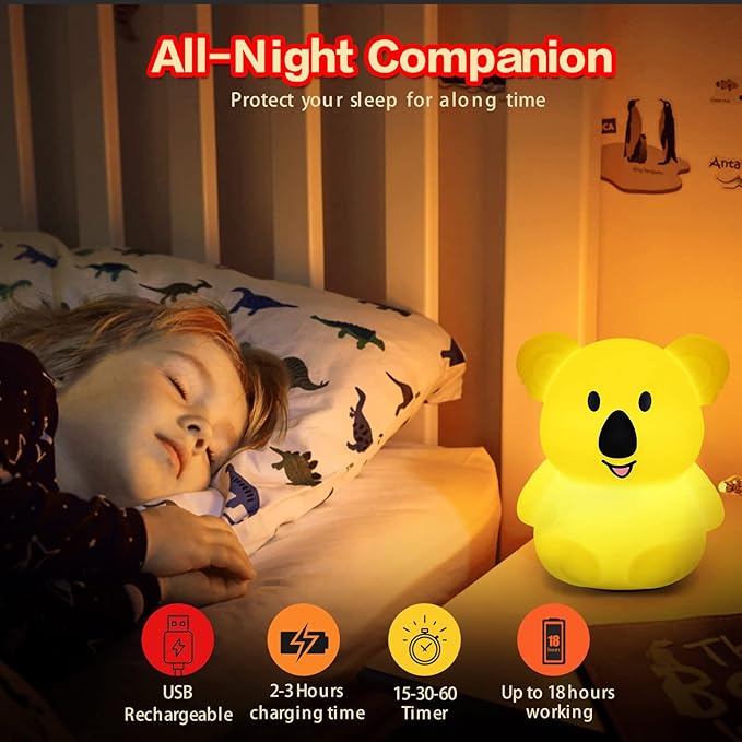 WHA&DARREN Large Koala Night Light - Image 8