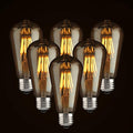 ASOKO LED Dimmable Vintage Edison Led Bulbs 6W Antique Style Edison Light Bulbs by ASOKO