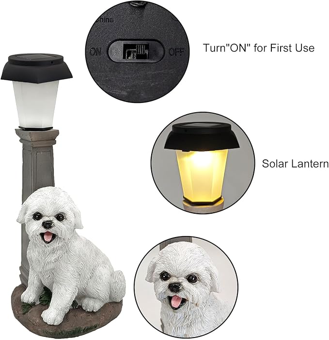 BAYN Solar Dog Garden Statues - Image 4