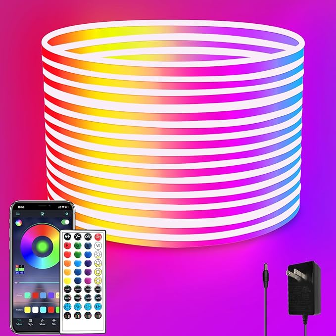 32.8FT Led Neon Rope Lights Control by segrass