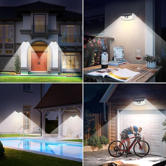 Aootek New Solar Motion Sensor Lights 120 LEDs - Image 7